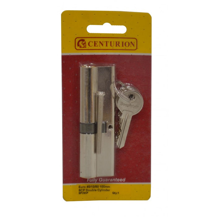 100mm (40/10/50) SCP 6 Pin Double Euro Profile Cylinder