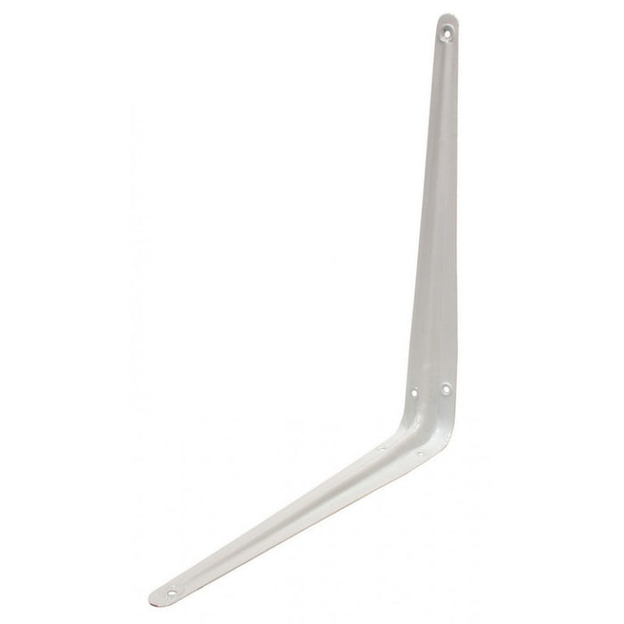 350 x 300mm (14"x12") White London Type Shelf Bracket
