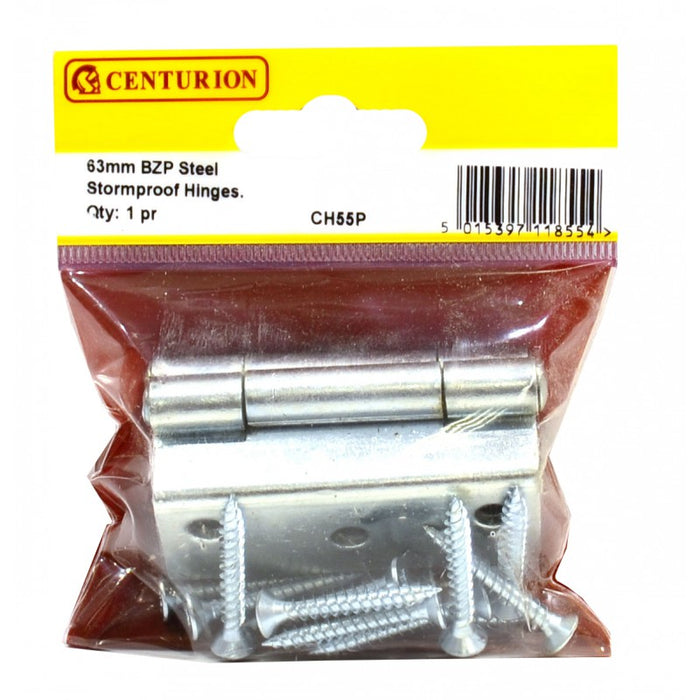 63mm (2 1/2") ZP 1951 Pattern Stormproof Hinges (1 pair)