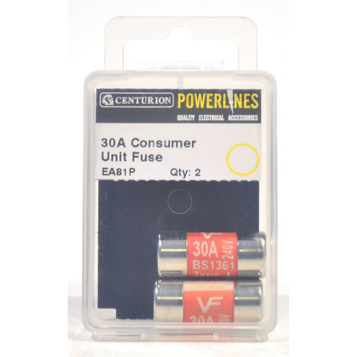 30 Amp Consumer Unit Fuse (Pack of 2)