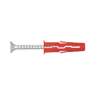 Red Wallplugs & Screws