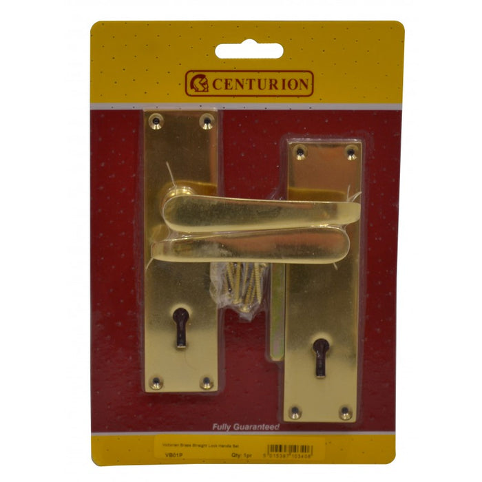 140mm Victorian Straight Lever Lock Handle