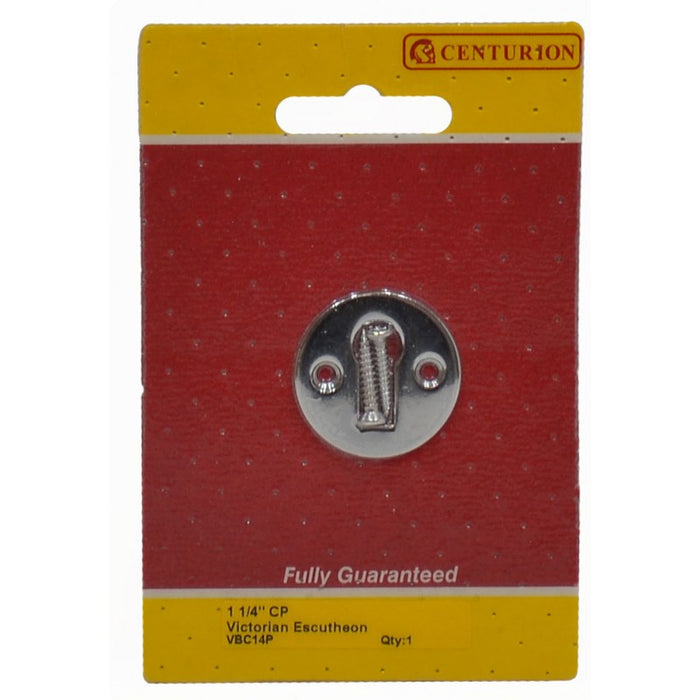 1 1/4" CP Victorian Escutcheon