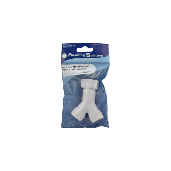 Washing Machine Inlet Y Piece with Washer