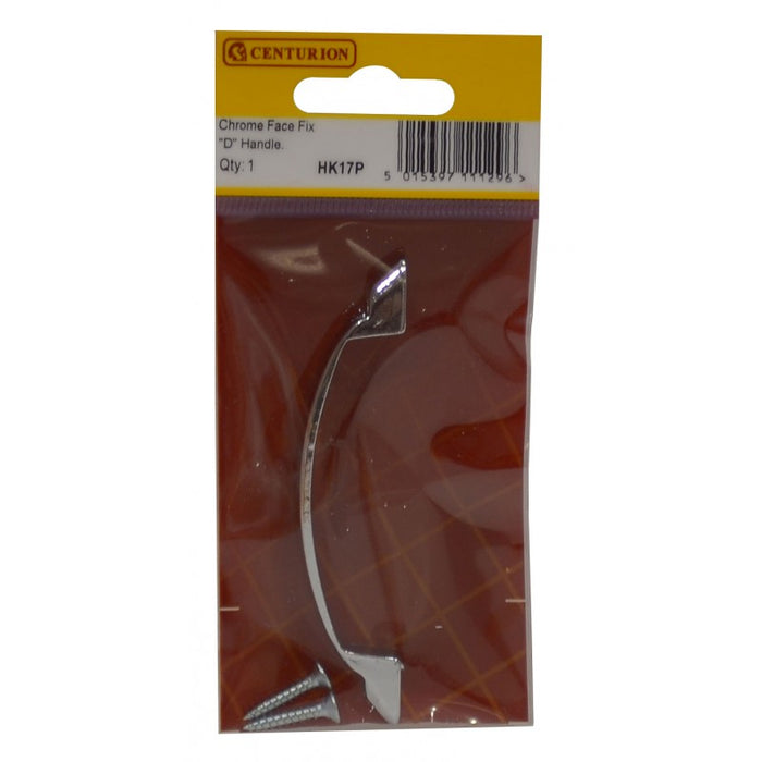 75mm (3") CP Die Cast Cabinet 'D' Handle