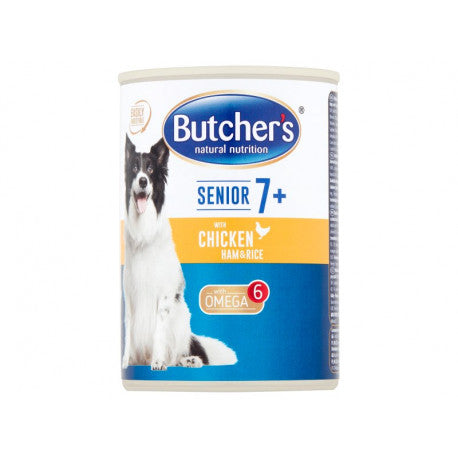 Butchers Senior Food With Chicken, Ham & Rice