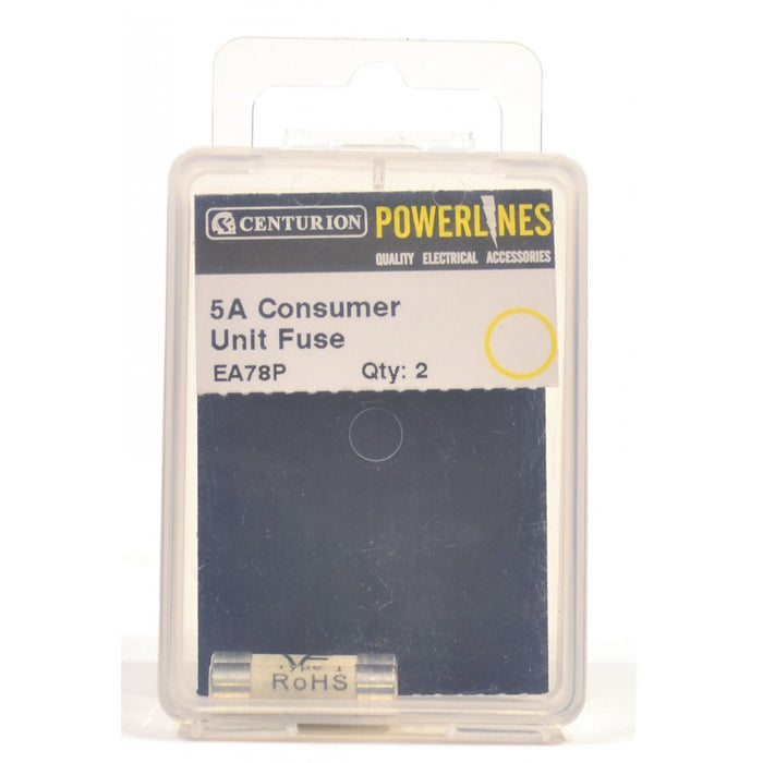 5 Amp Consumer Unit Fuse (Pack of 2)