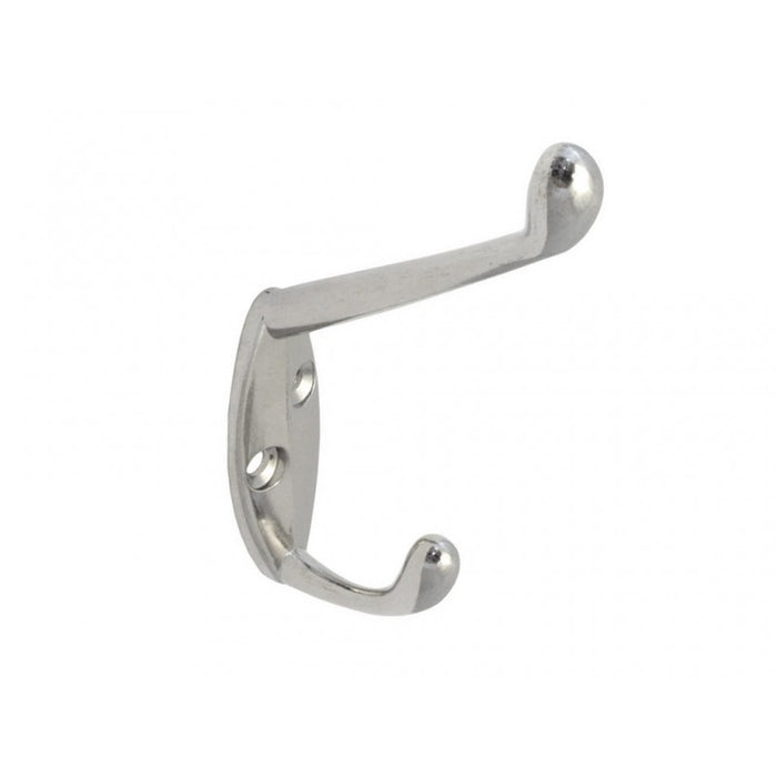 90mm CP Die Cast Hat & Coat Hooks 1pk