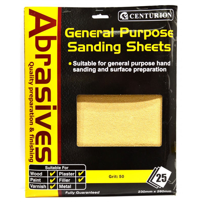 S2 Abrasive Sandpaper (pack of 25)