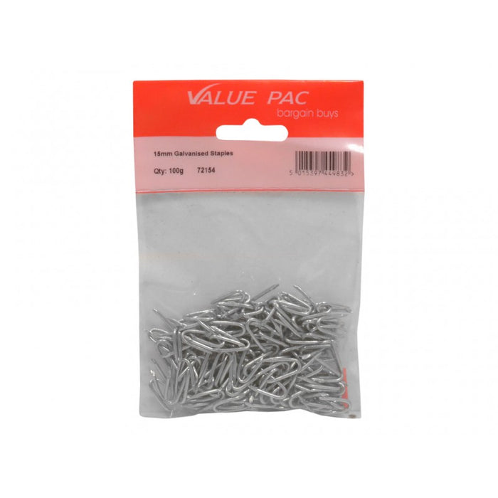 15mm Galv Netting Staples
