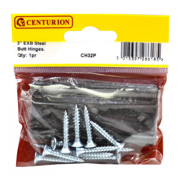75mm EXB Steel Butt Hinge (1 pair)