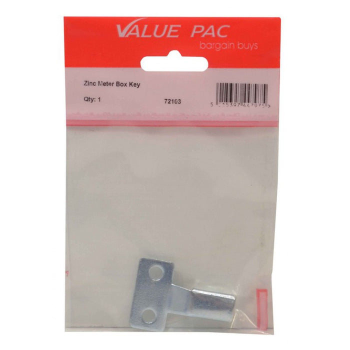 Zinc Meter Box Key