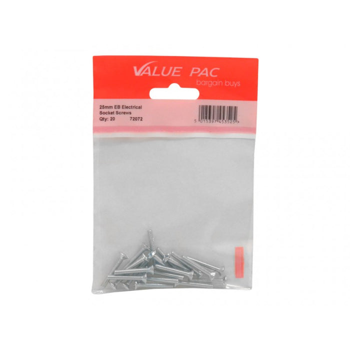 M3.5 x 25mm ZP Electrical Switch And Socket Screws