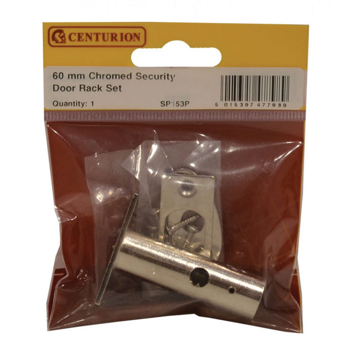 60mm Chromed Security Door Rack Bolt