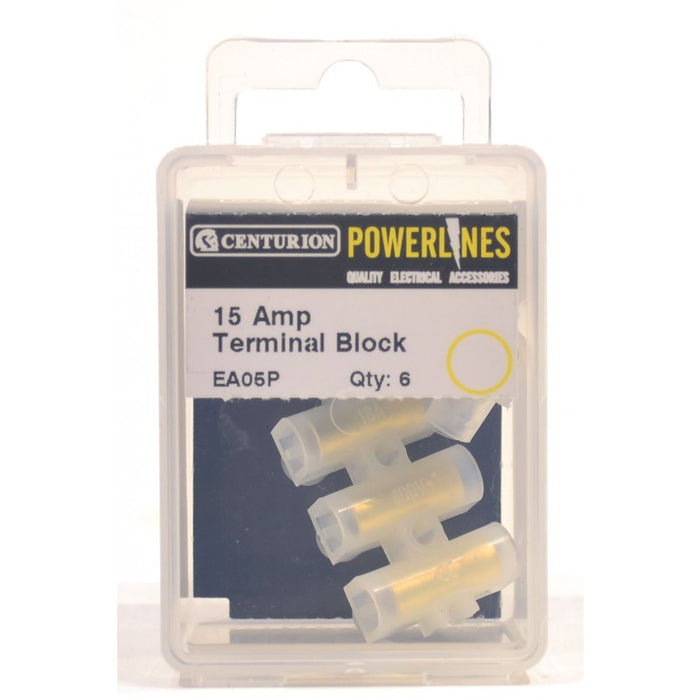 15 Amp Terminal Block - 6 Way