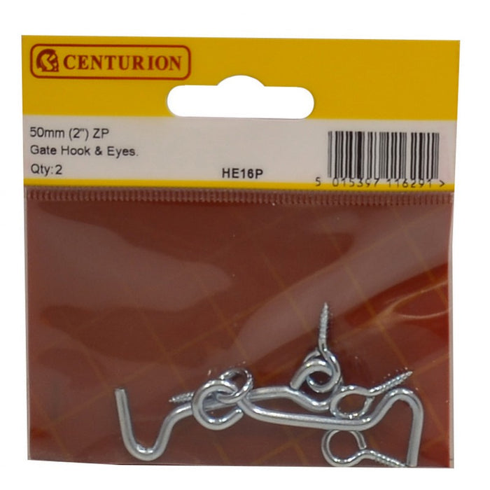 50mm (2") ZP Gate Hook & Eyes
