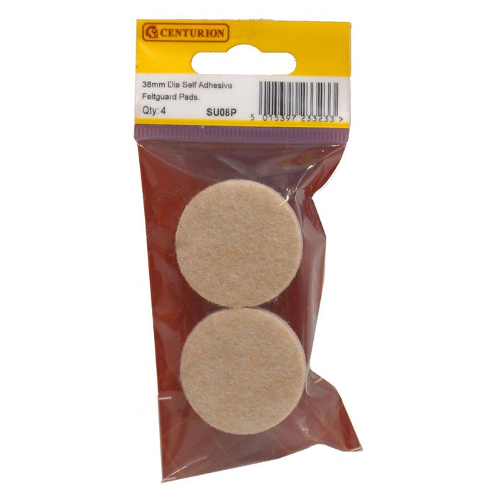 38mm Self Adhesive Feltguard Pads