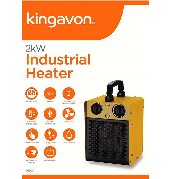 2kW Industrial Fan Heater