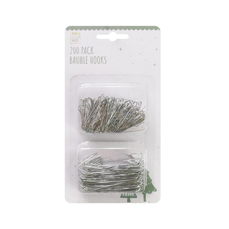 200 Pack Bauble Hooks
