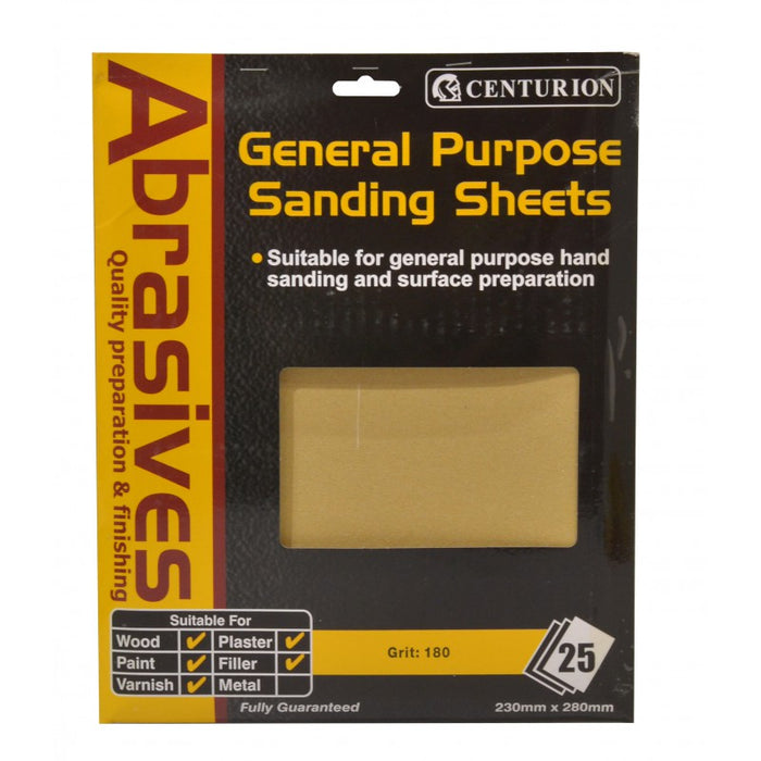 0 Abrasive Sandpaper (pack of 25)