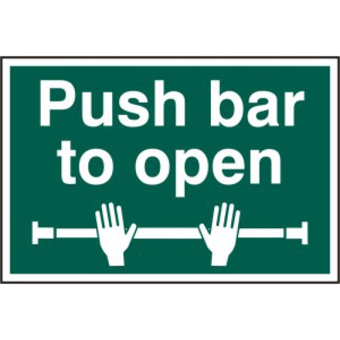 Push bar to open - PVC (300 x 200mm)