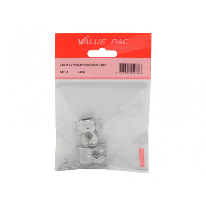 33mm x 27mm ZP Twin Roller Catch