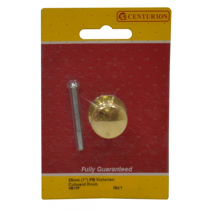 25mm (1") PB Victorian Cupboard Knob