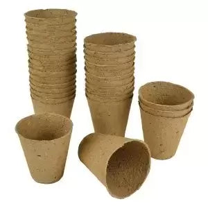 Fibre Root Pot 8cm Round