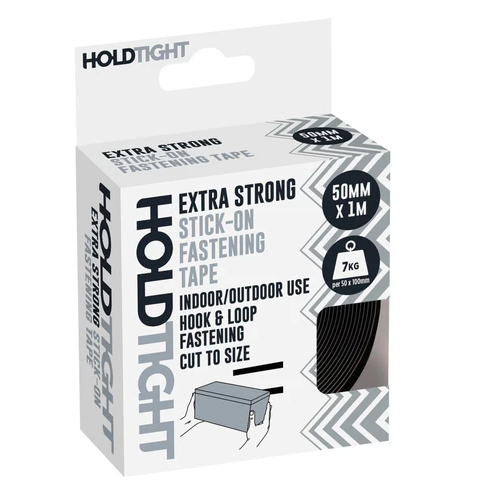 Extra Strong Stick-On Fastening Tape 1m