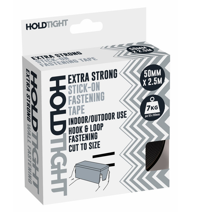 Extra Strong Stick-On Fastening Tape 2.5m