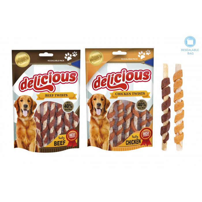 Delicious Beef And Chicken Twists