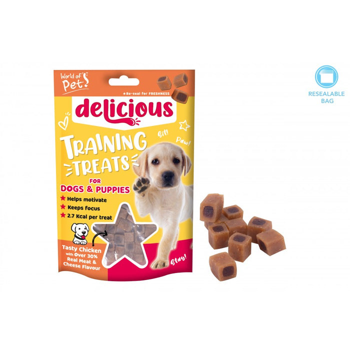 Delicious Chicken & Cheese Training Treats