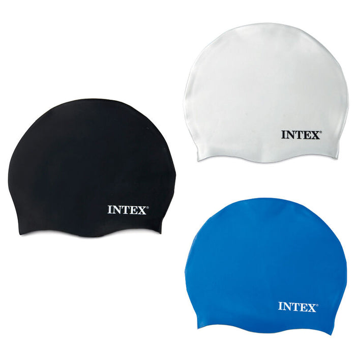 Silicone swimming cap
