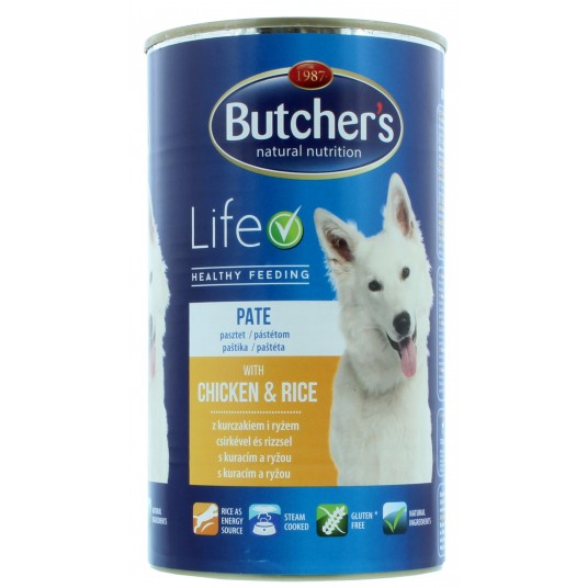 Butchers Chicken & Rice Pate 1200g Tin
