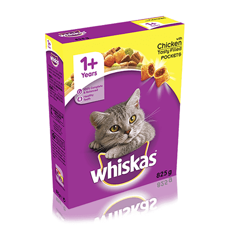 Whiskas 1+ Years Chicken Pockets 825g