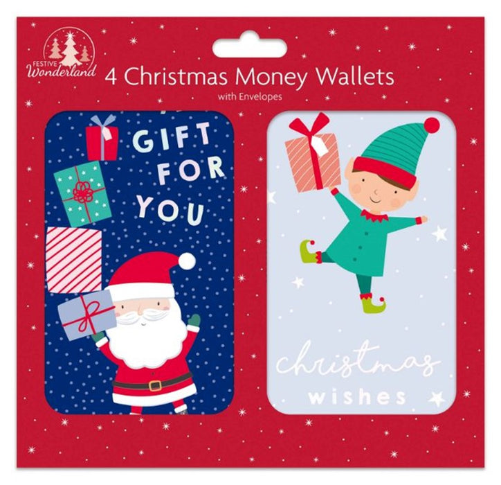 4 Christmas Money Wallets