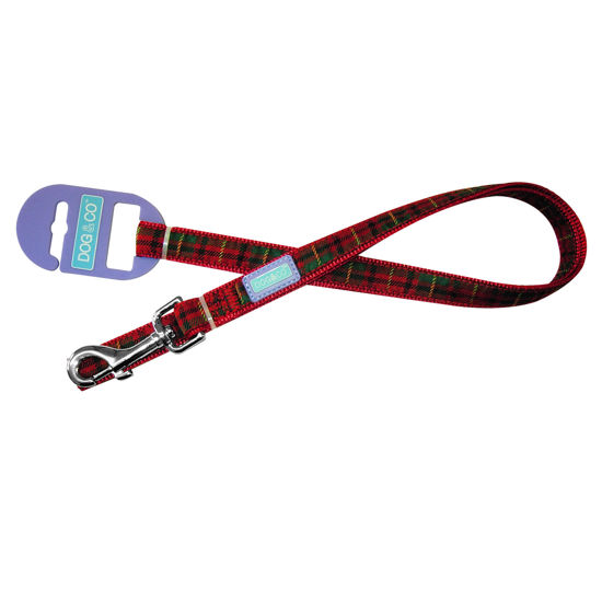 Red Tartan 1" x 48" Lead