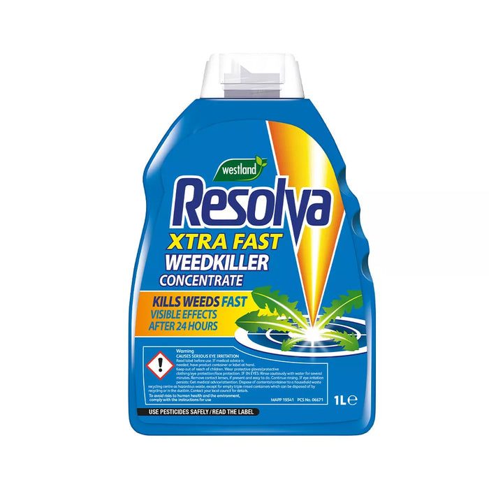 Resolva Xtra Fast Weedkiller Concentrate 1L