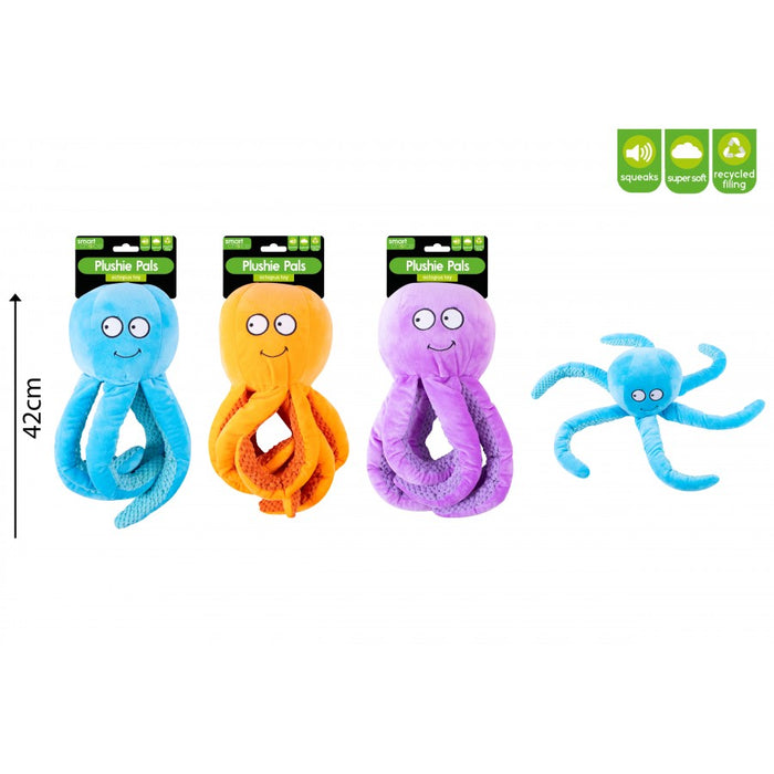 Plush Octopus Dog Toy