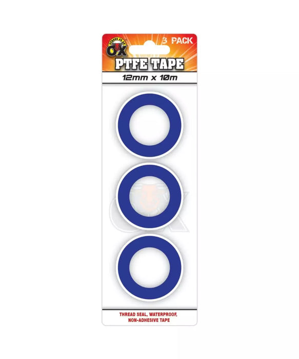Rapide PTFE Thread Seal Tape - Pack of 3