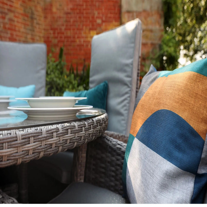 Tivoli 6 Seat Round Reclining Dining Set