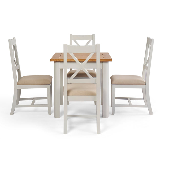 Canterbury 4 Seat 80cm Square Dining Set