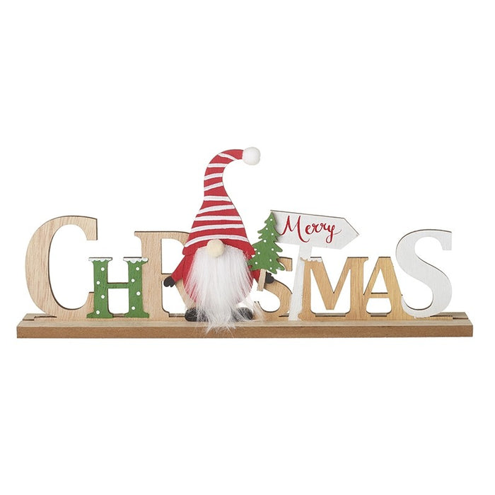 Gonk Merry Christmas Sign