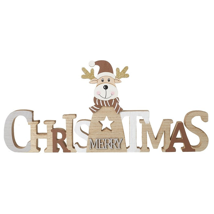 Merry Christmas Wooden Sign