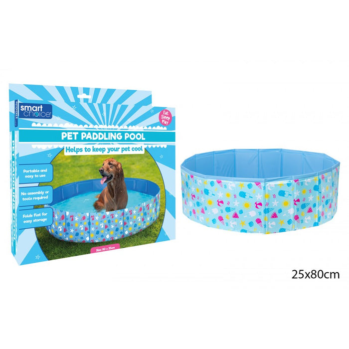 Foldable Pet Paddling Pool 80x25cm