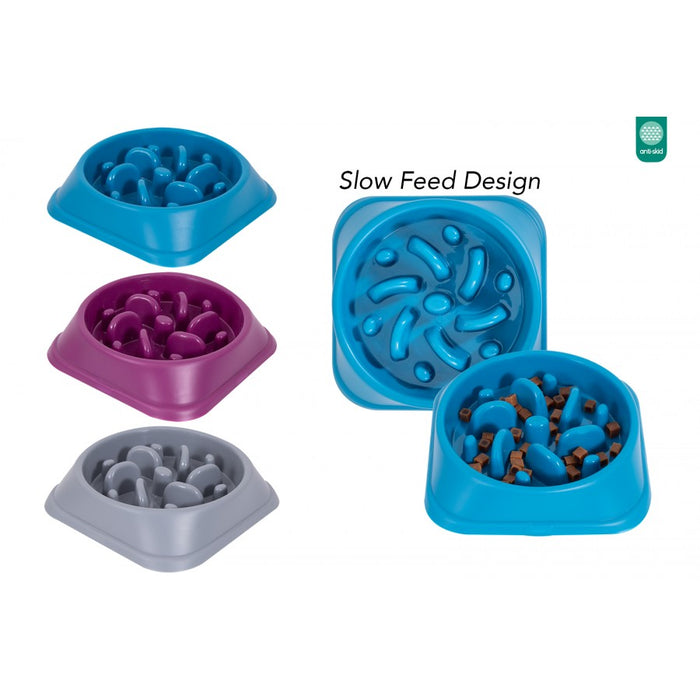 Plastic Slow Feeder Pet Bowl 20cml