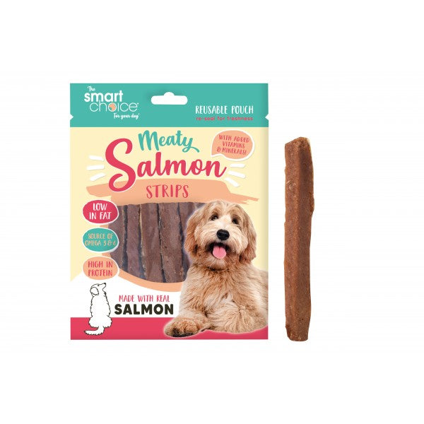 Salmon Skin Strip Dog Treat 7pk