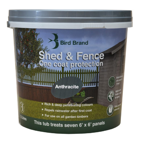 Shed & Fence Paint - 5L Anthracite