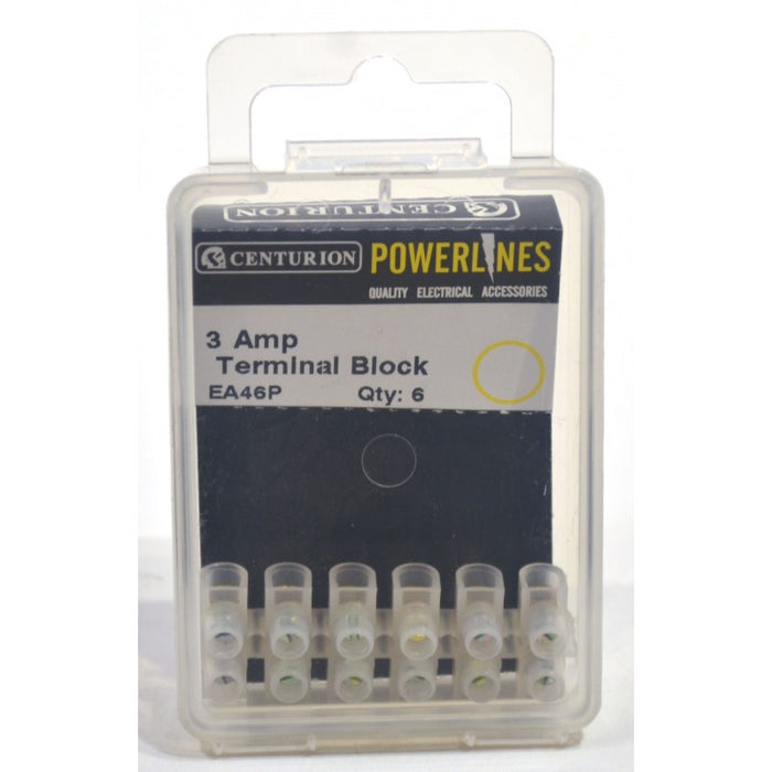 3 Amp Terminal Block - 6 Way