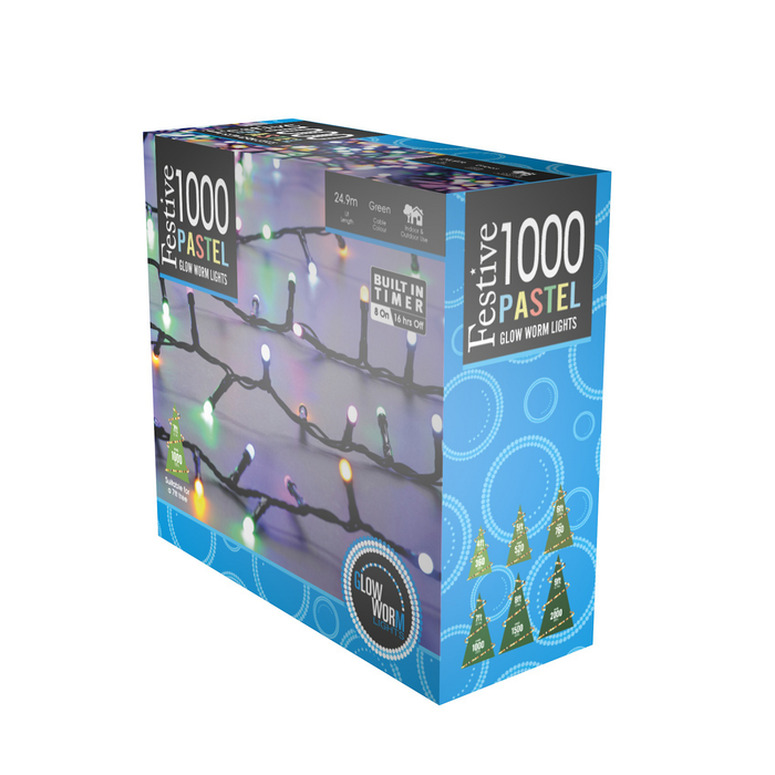 1000 Glow Worm Lights